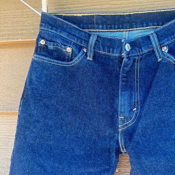 Levi's Mens 511 Dark Blue Straight Jeans Size 30x30 - Picture 7 of 13